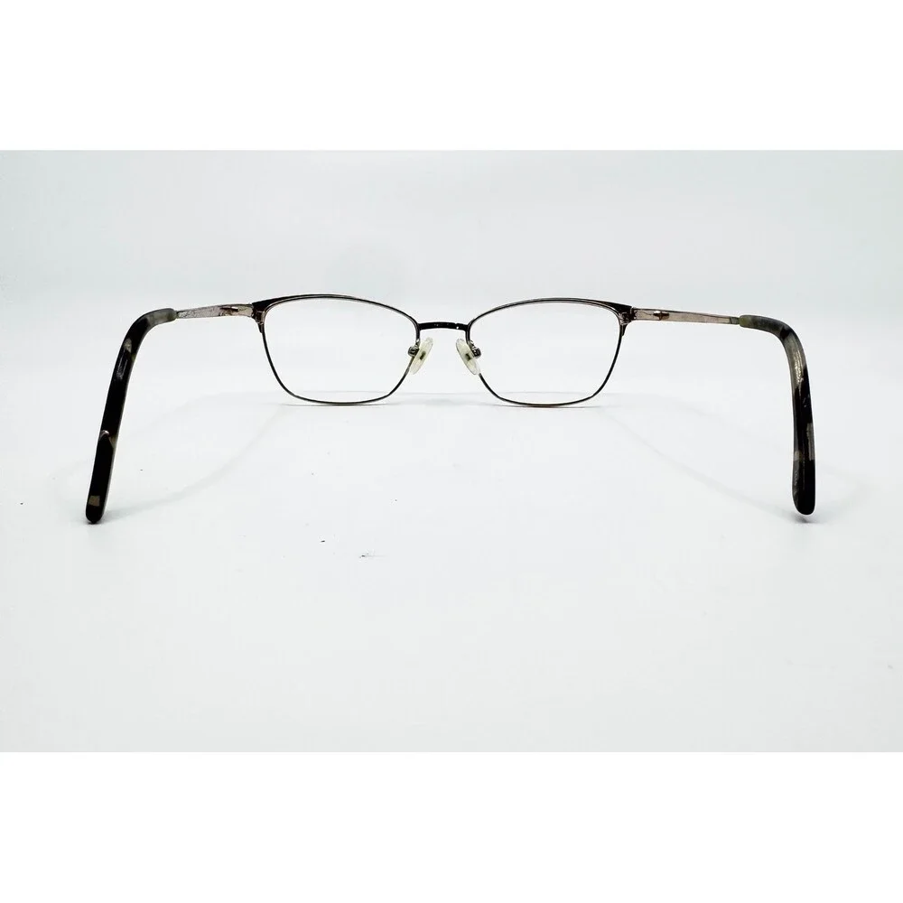 Chelsea Morgan Eyeglasses Womens Black Gold Petite Cat Eye Frames 49-17-135